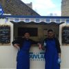 “These really do make a difference so we are very grateful that you chose to include us” The Souvlaki Brothers catering van1