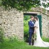 Inspiration: modern Edwardian Secret Garden wedding Couple by walled garden | The Secret Garden | modern Edwardian styled bridal shoot by Hanami Dream | greenery | perspex | Cogges Manor Farm | Witney | May 2017 | Photography by Squib Photography www.squibphotography.co.uk