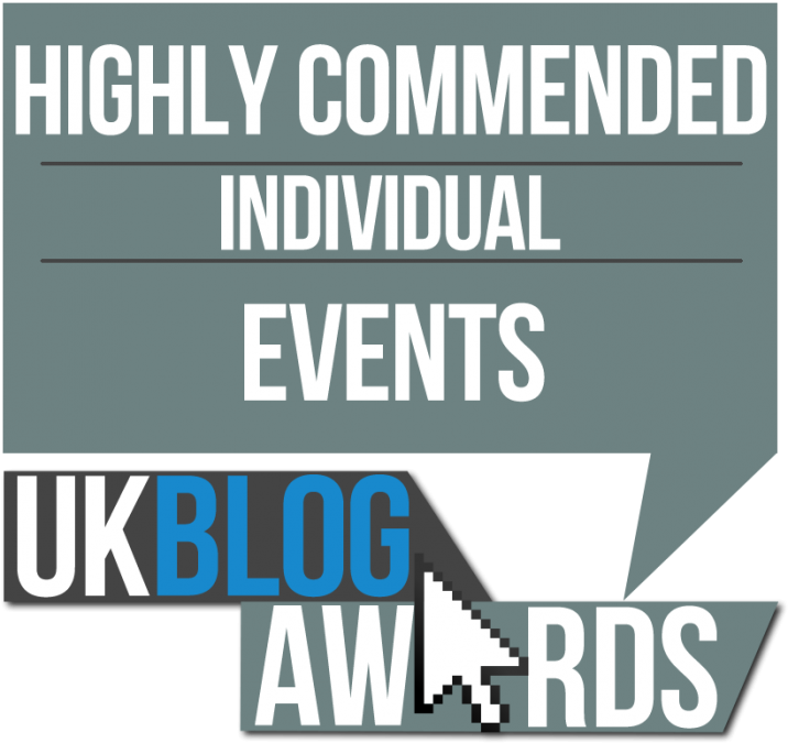Highly commended at the UK Blog Awards 2016!
