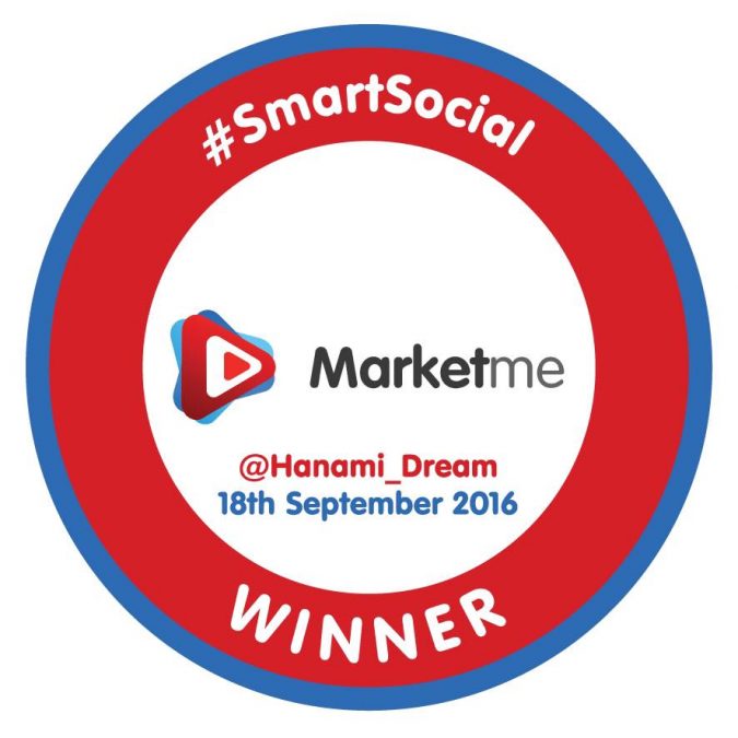 “You are this week’s #SmartSocial winner”