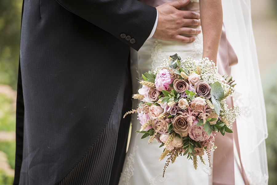 Inspiration: rustic pink rose barn wedding