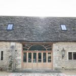 Outside of The Barn | Journey to the Centre of the Earth | modern ethereal winter styled bridal shoot by Hanami Dream | agate | marble | airplants | tulle | pale blue | gold | Oxleaze Barn | Gloucestershire | October 2017 | Photography by Squib Photography www.squibphotography.co.uk