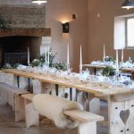 Industrial banquet | Journey to the Centre of the Earth | modern ethereal winter styled bridal shoot by Hanami Dream | agate | marble | airplants | tulle | pale blue | gold | Oxleaze Barn | Gloucestershire | October 2017 | Photography by Squib Photography www.squibphotography.co.uk