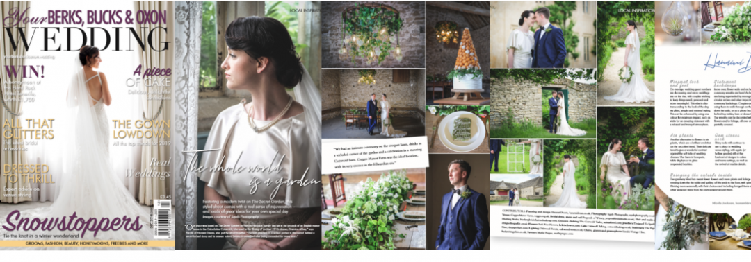 Another styled shoot featured in a wedding magazine